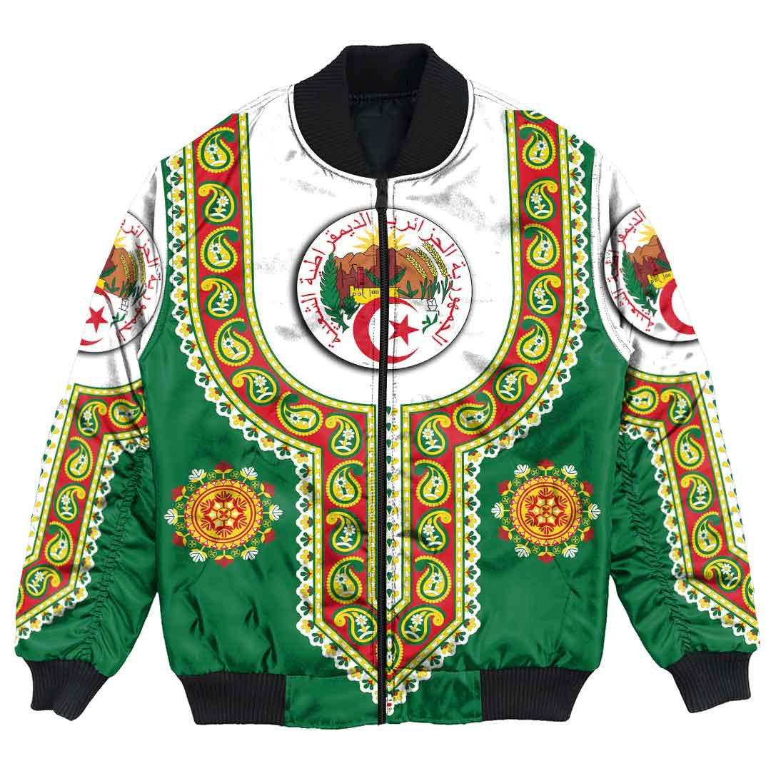 Algeria Dashiki Bomber Jacket