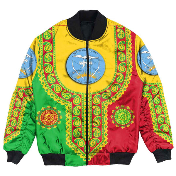 Mali Dashiki Bomber Jacket