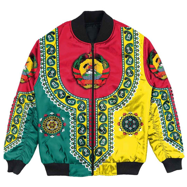 Mozambique Dashiki Bomber Jacket