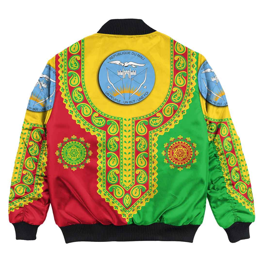 Mali Dashiki Bomber Jacket