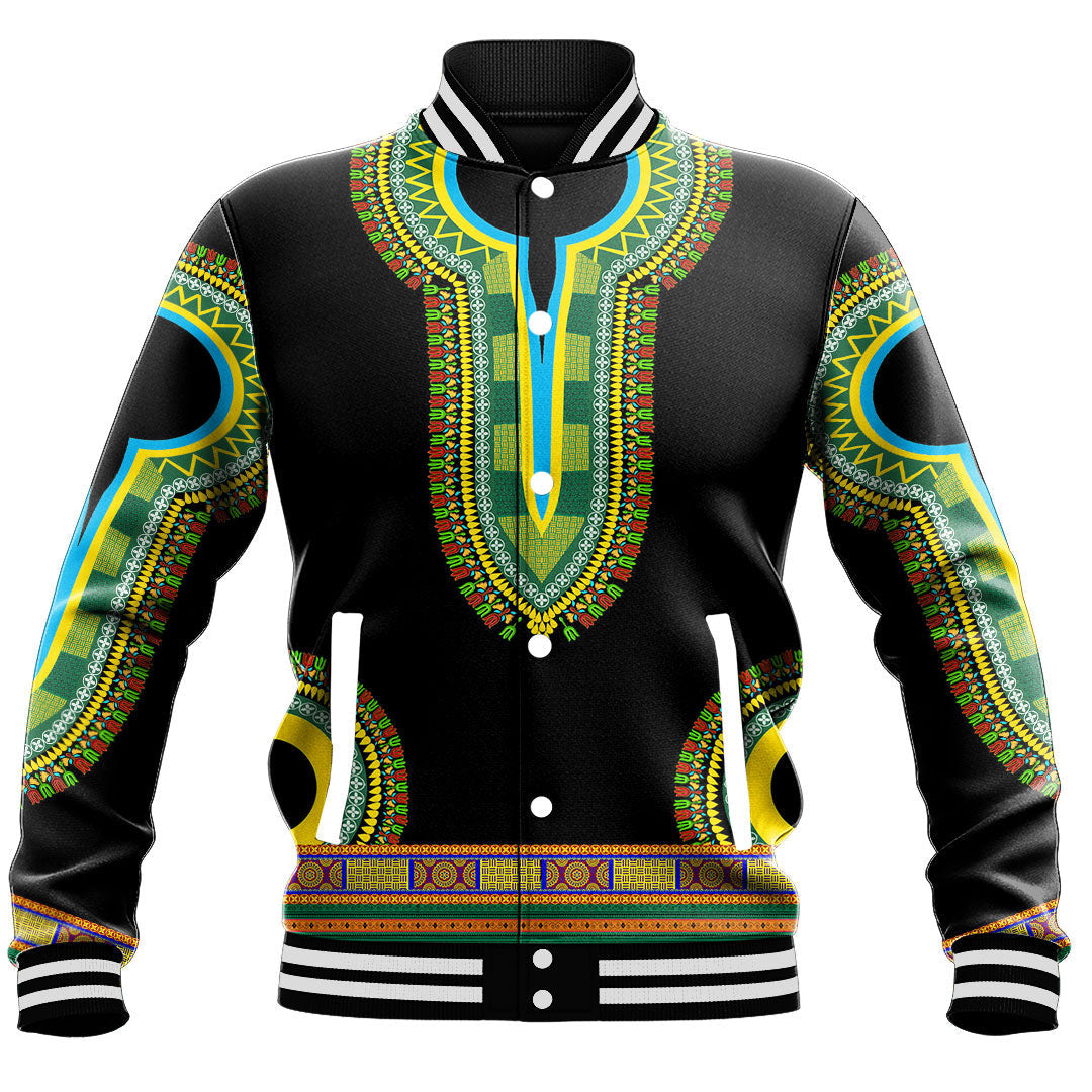 Africa Jacket - Rwanda Baseball Jackets