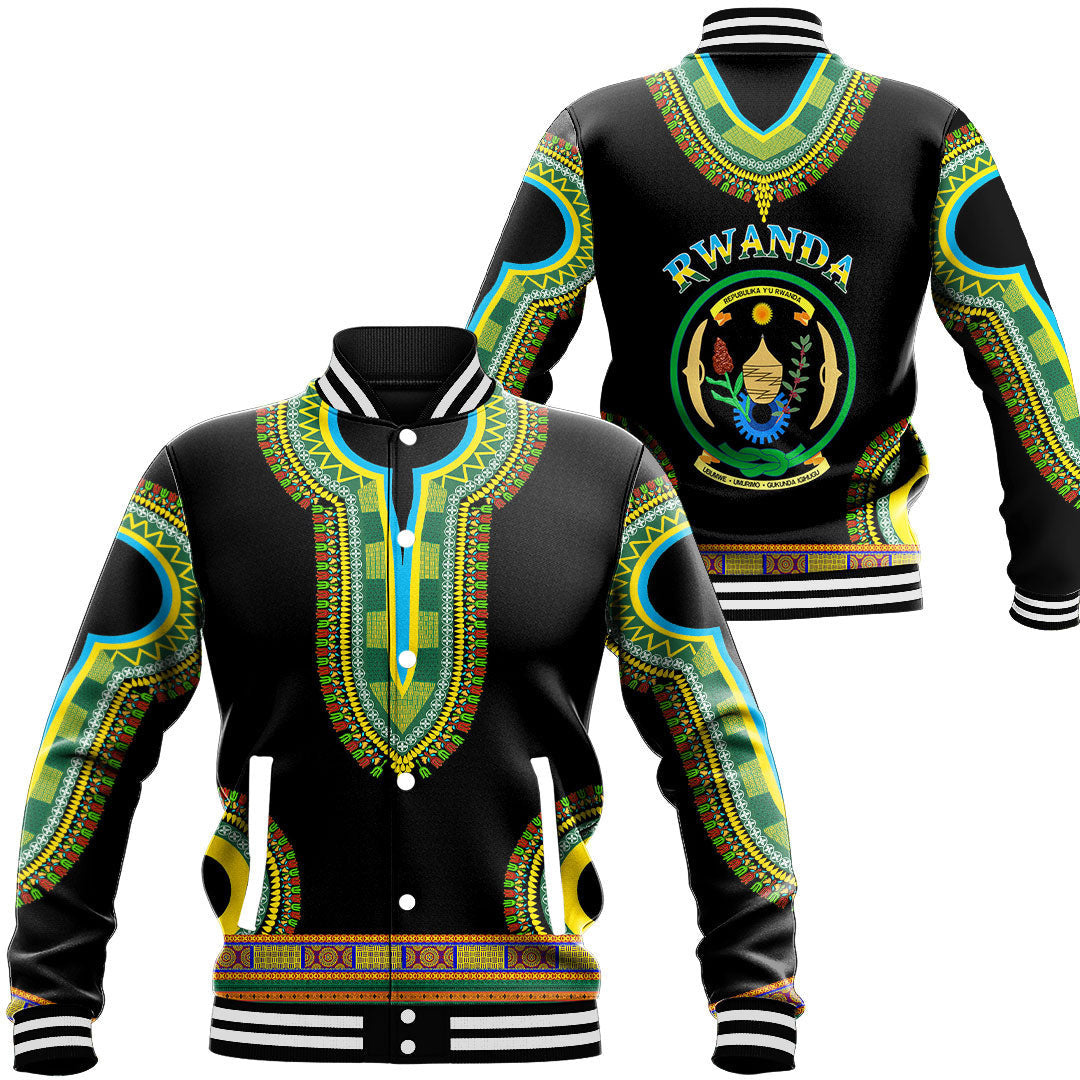 Africa Jacket - Rwanda Baseball Jackets