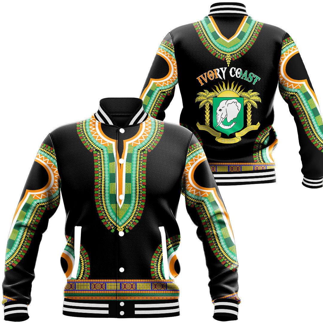 Africa Jacket - Ivory Coast Baseball Jackets