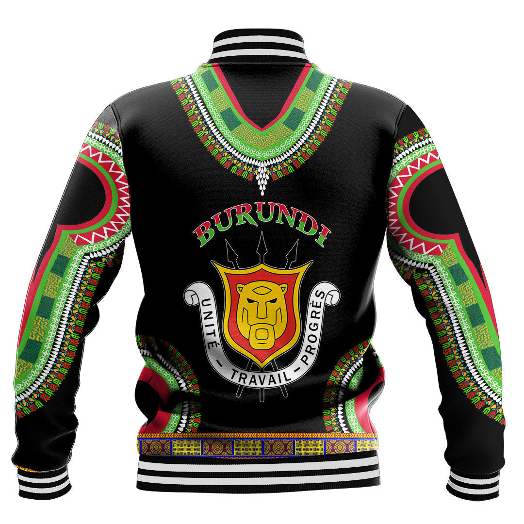 Africa Jacket - Burundi Baseball Jackets