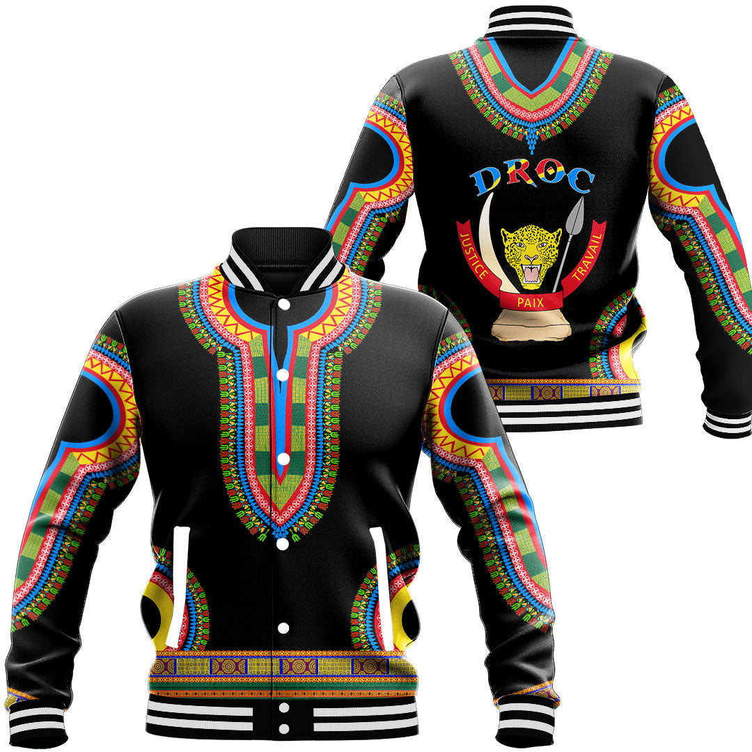 Africa Jacket - Democratic Republic Of The Congo Baseball Jackets