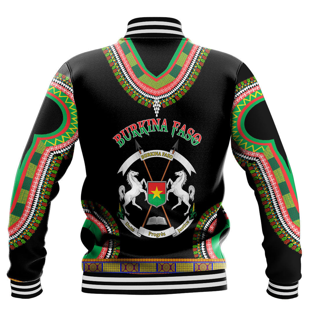 Africa Jacket - Burkina Faso Baseball Jackets