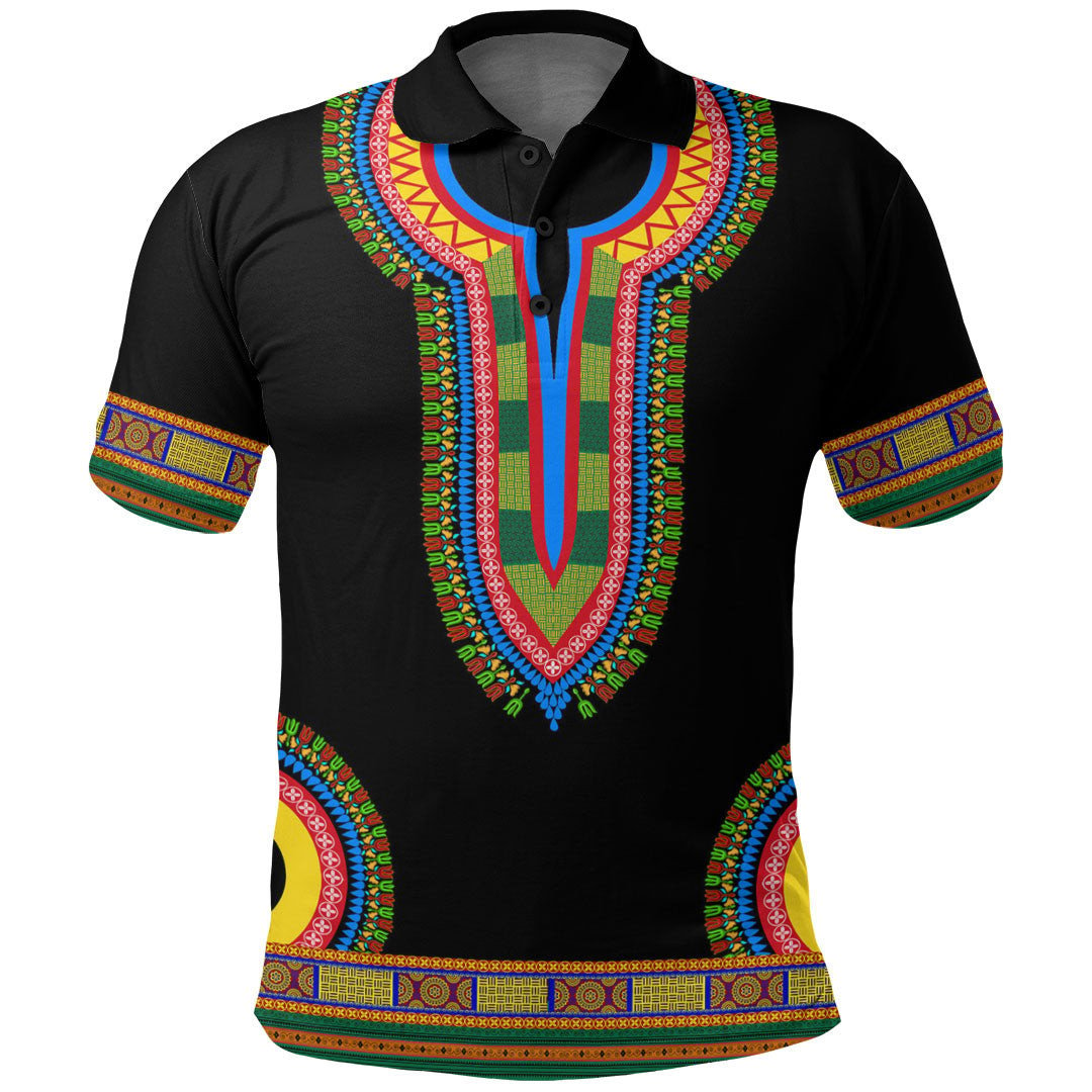 Democratic Republic Of The Congo Dashiki Polo Shirts