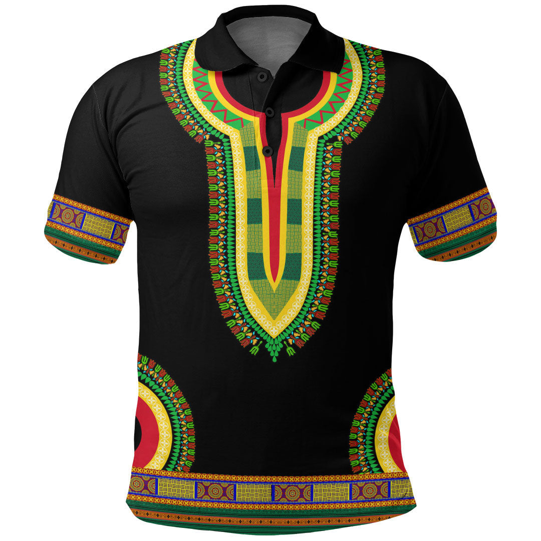 Mali Dashiki Polo Shirts