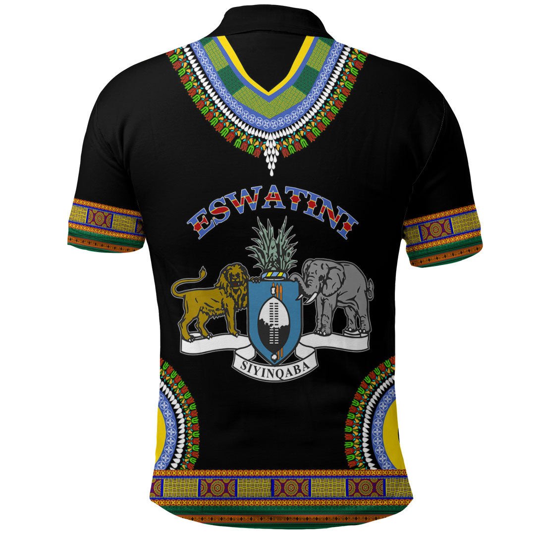 Eswatini Dashiki Polo Shirts