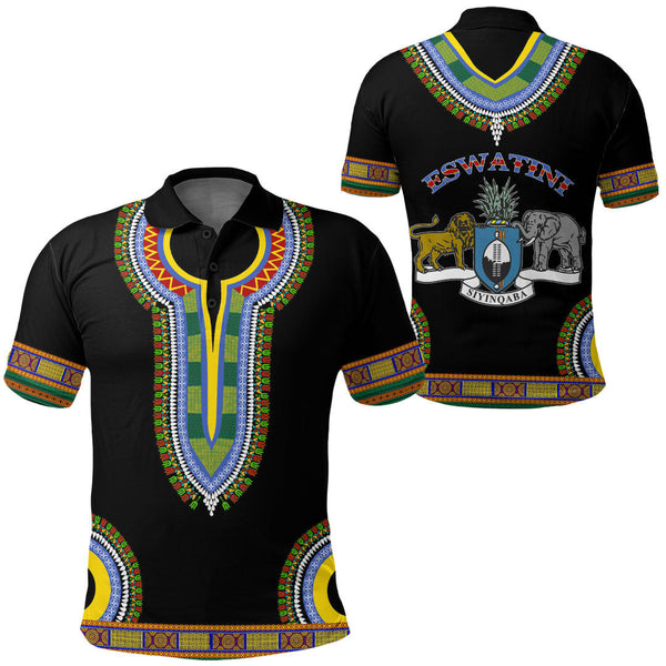 Eswatini Dashiki Polo Shirts