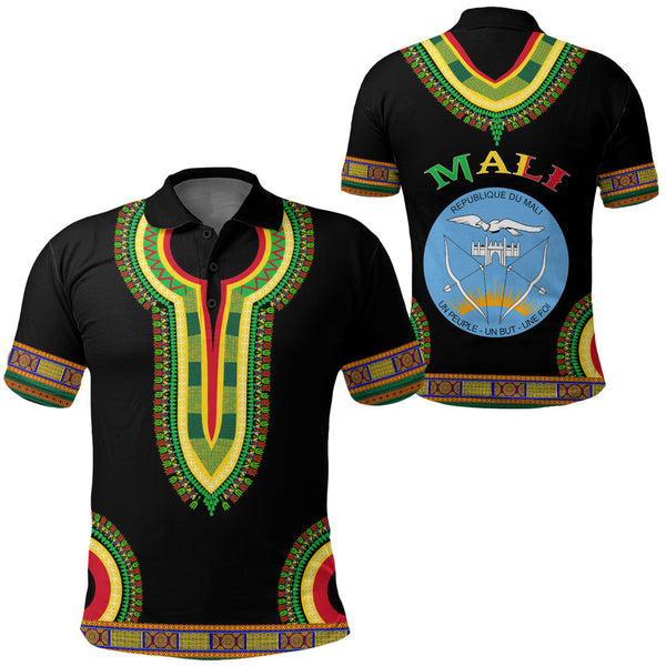 Mali Dashiki Polo Shirts