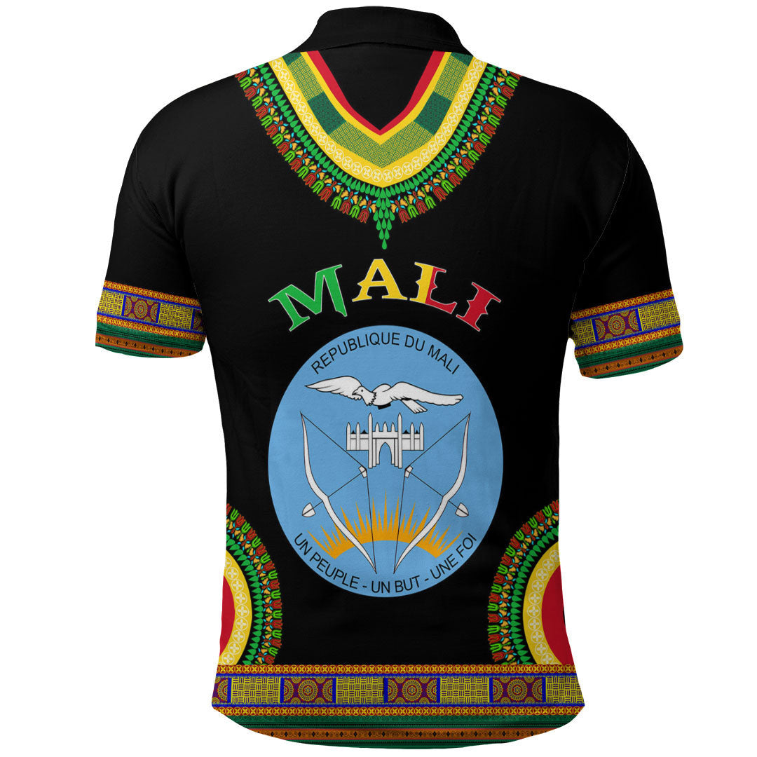 Mali Dashiki Polo Shirts