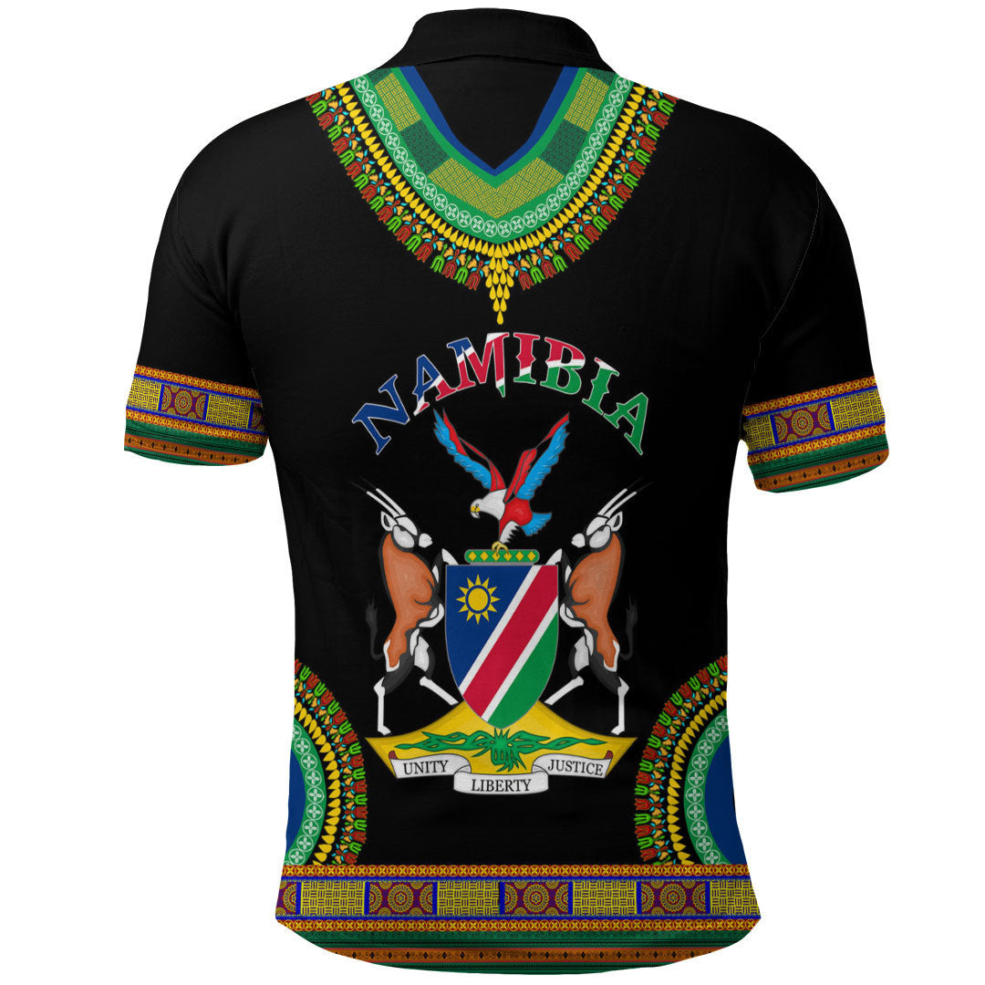 Namibia Dashiki Polo Shirts