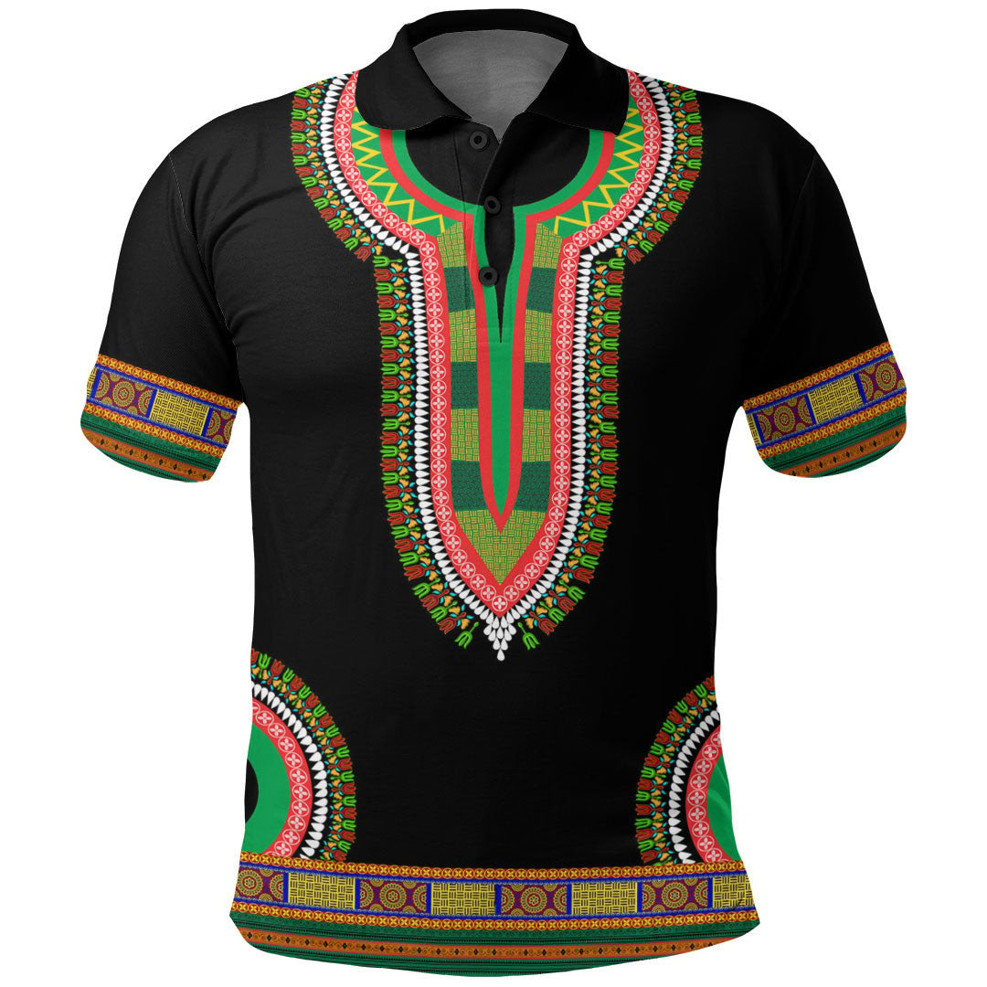 Burkina Faso Dashiki Polo Shirts