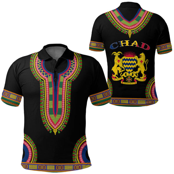 Chad Dashiki Polo Shirts