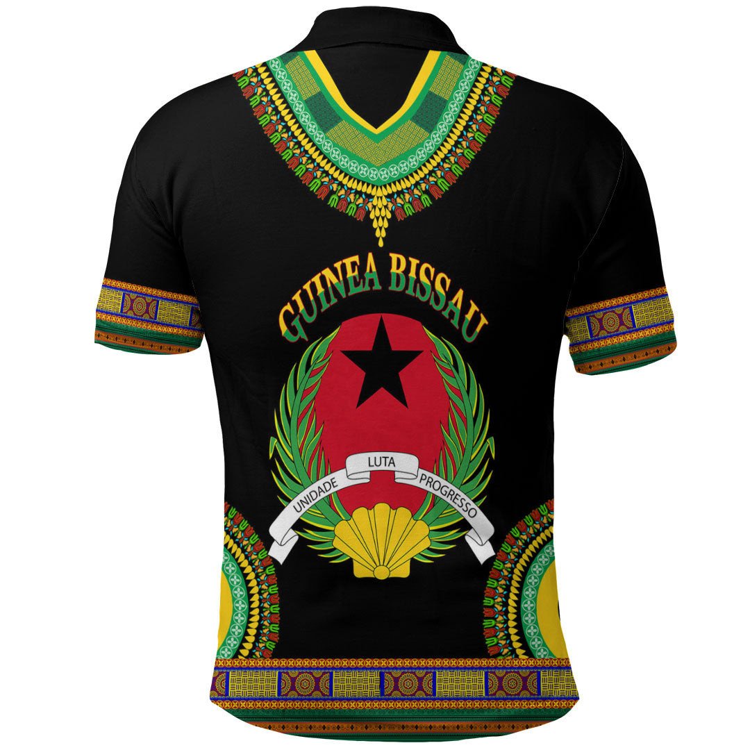 Guinea Bissau Dashiki Polo Shirts