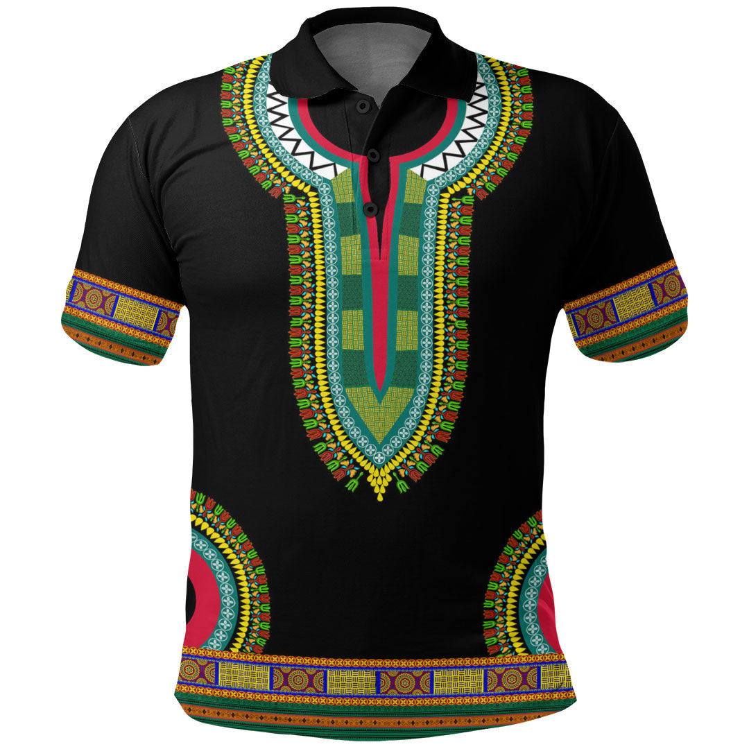 Mozambique Dashiki Polo Shirts