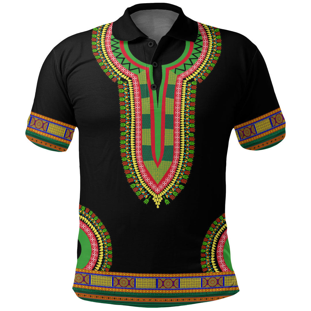 Malawi Dashiki Polo Shirts