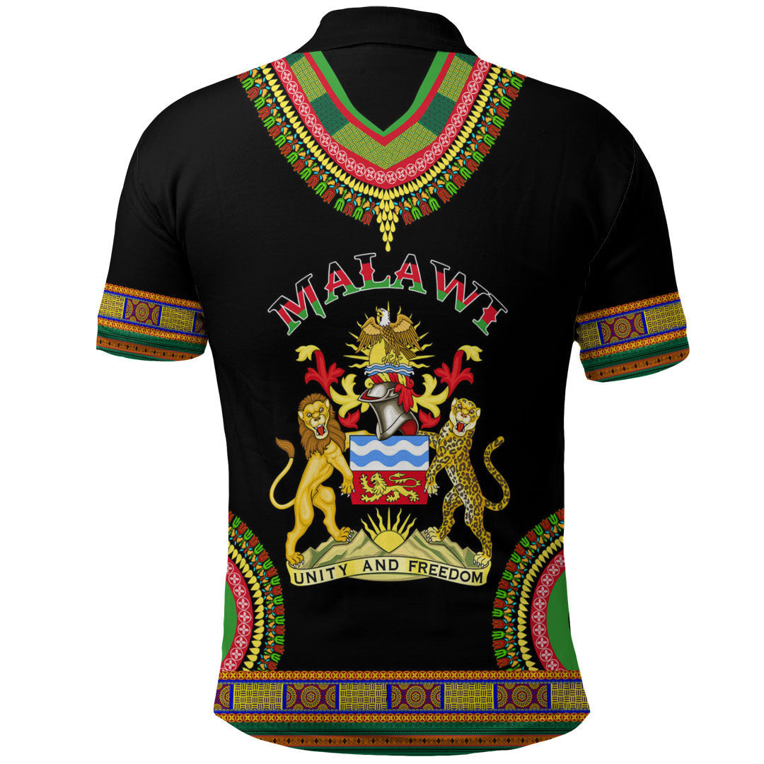 Malawi Dashiki Polo Shirts