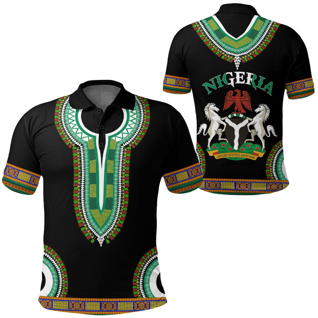 Nigeria Dashiki Polo Shirts