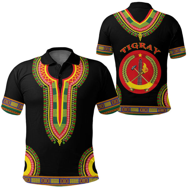 Tigray Dashiki Polo Shirt