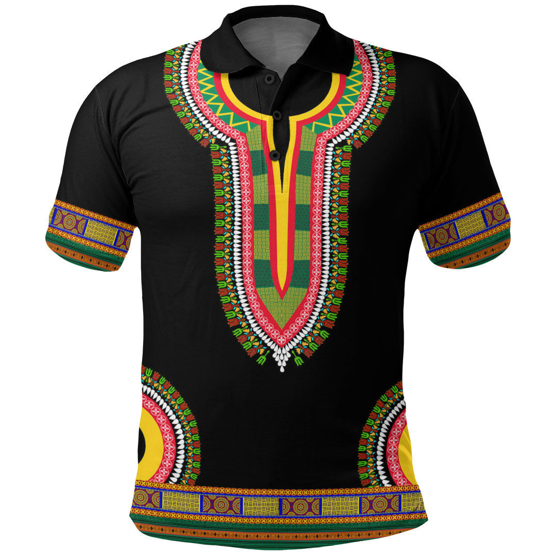 Benin Dashiki Polo Shirts