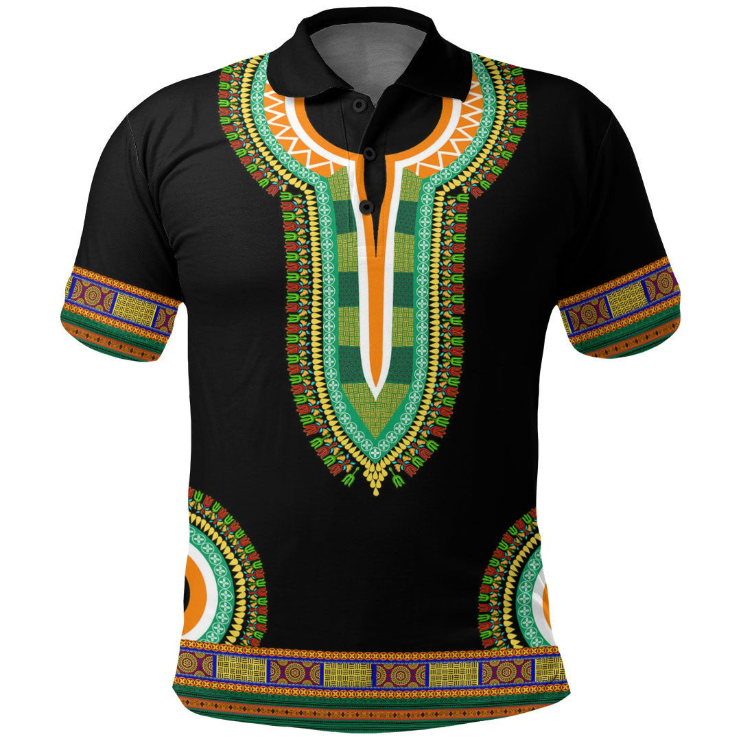 Ivory Coast Dashiki Polo Shirts