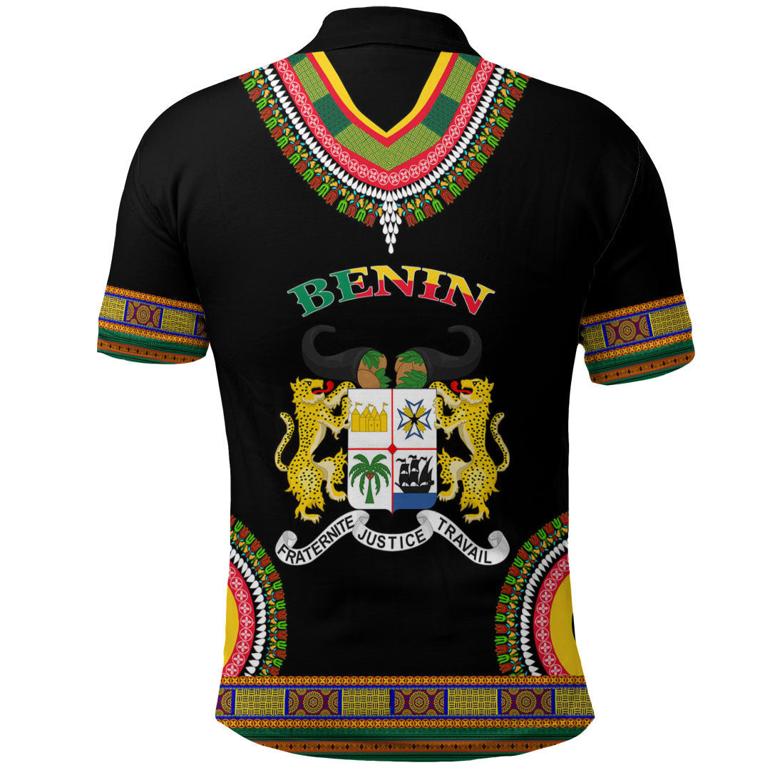 Benin Dashiki Polo Shirts