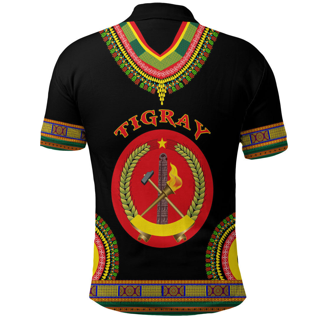 Tigray Dashiki Polo Shirt