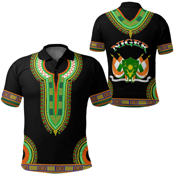 Niger Dashiki Polo Shirts