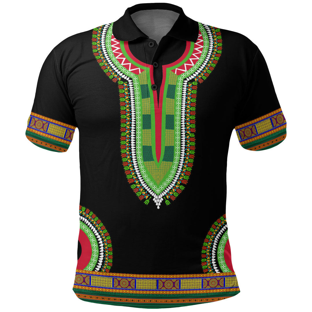 Burundi Dashiki Polo Shirts