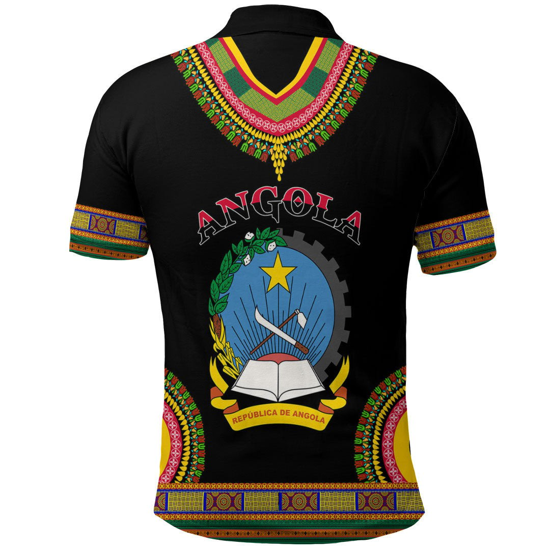 Angola Dashiki Polo Shirts