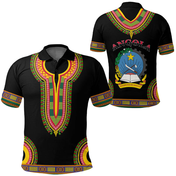 Angola Dashiki Polo Shirts