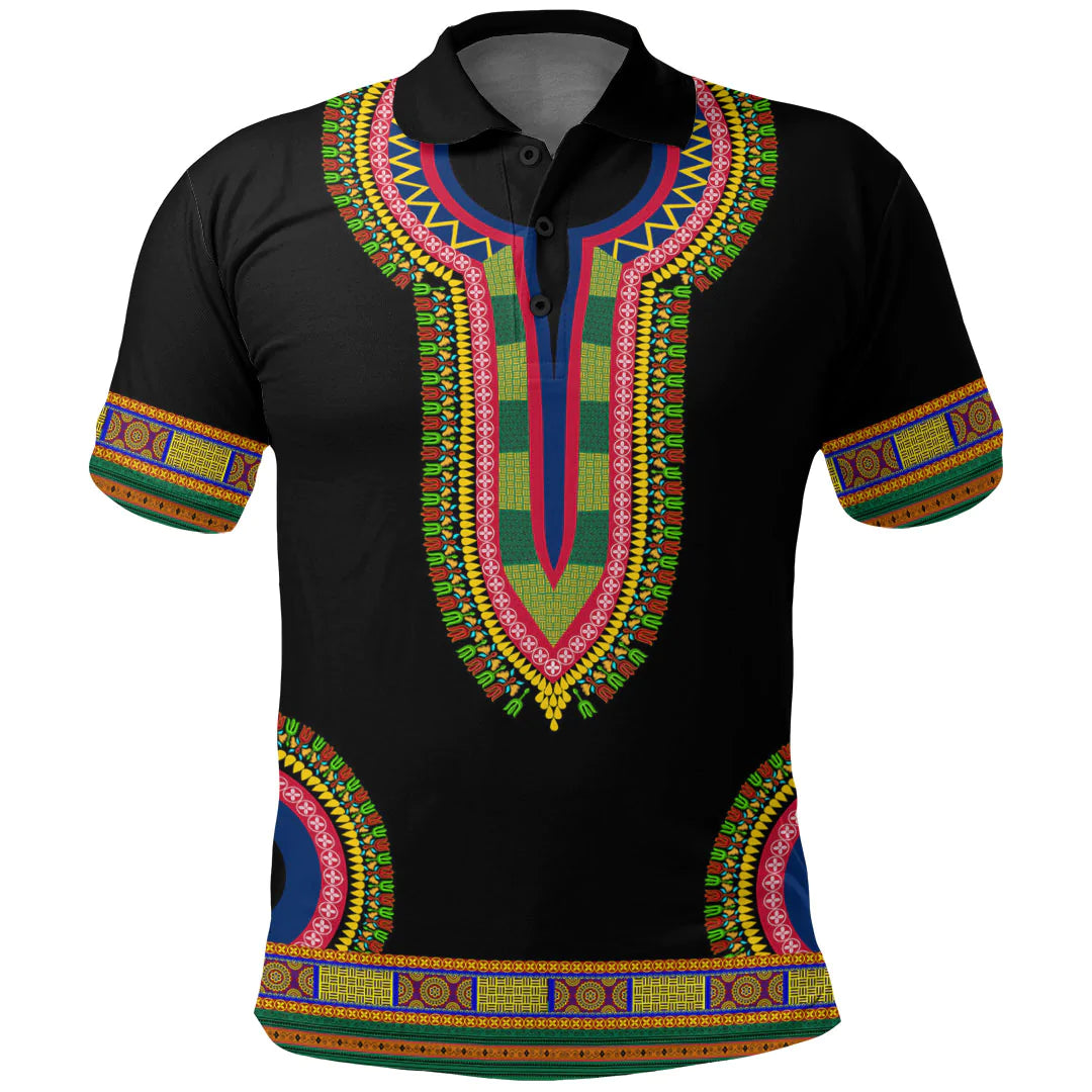 Chad Dashiki Polo Shirts