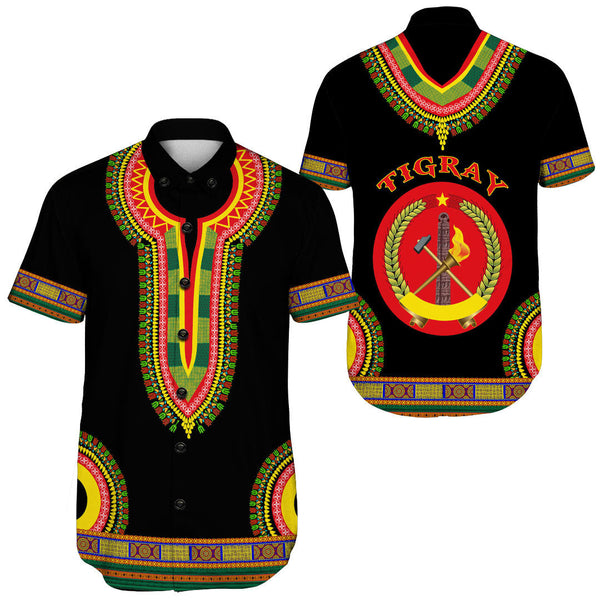 Tigray Dashiki Short Sleeve Shirt