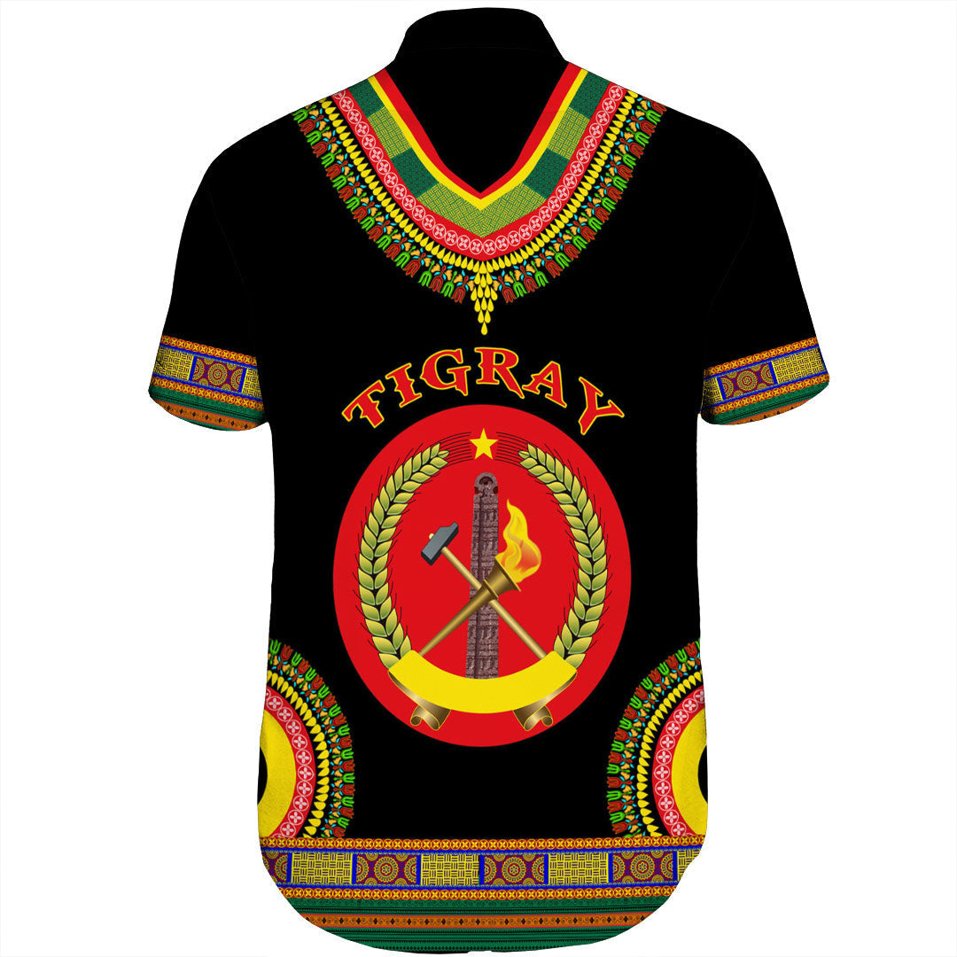 Tigray Dashiki Short Sleeve Shirt