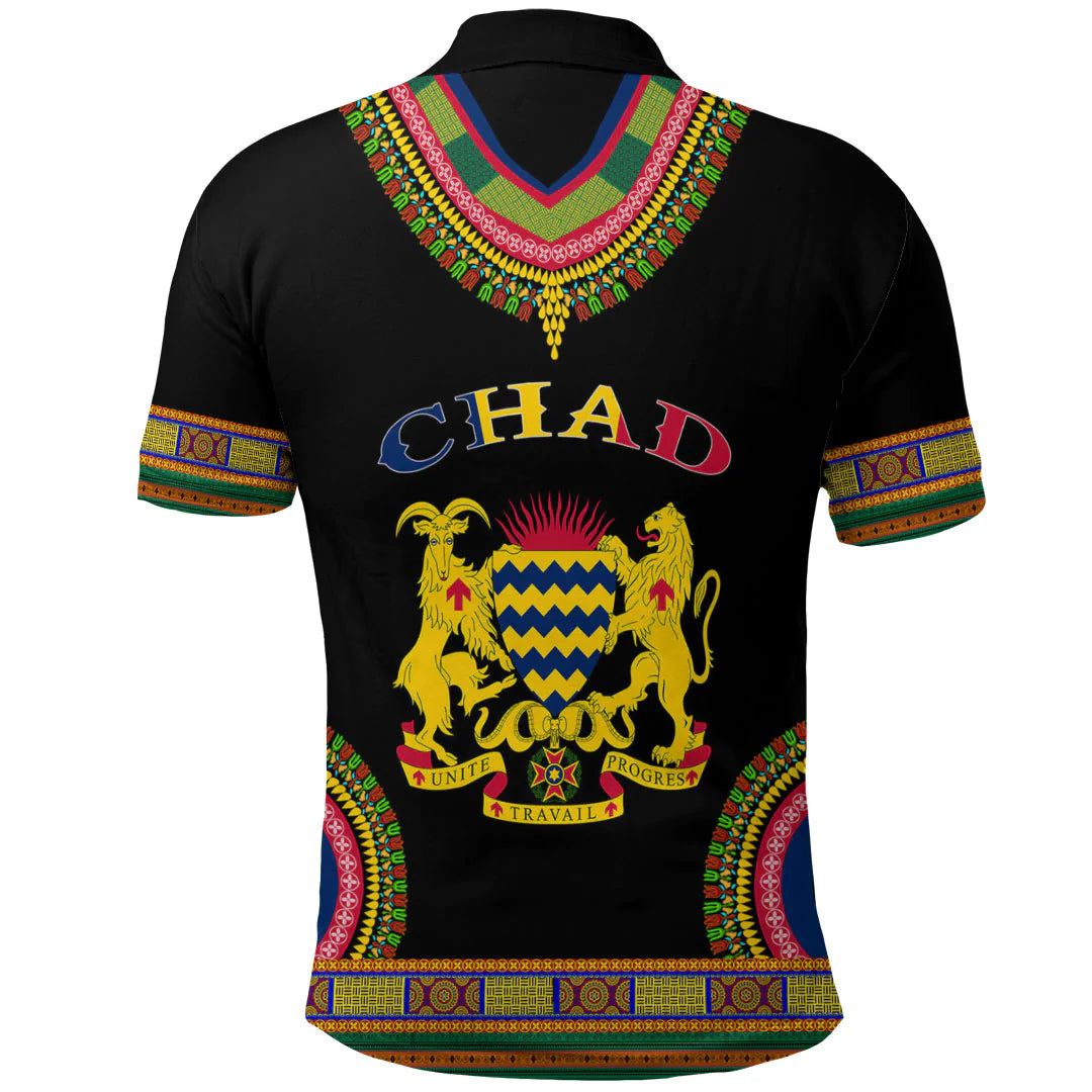 Chad Dashiki Polo Shirts