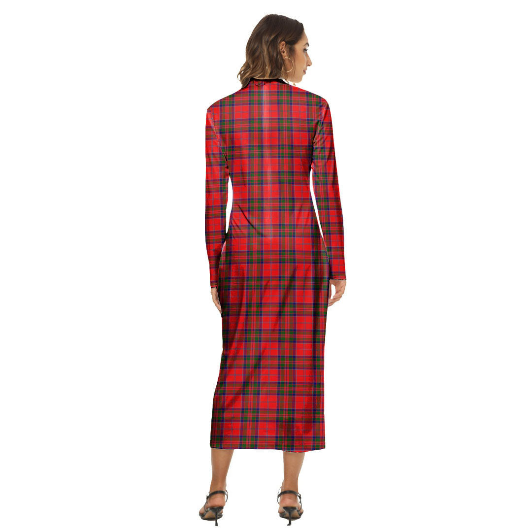 MacGillivray Modern Tartan Plaid Women's Hip Dress