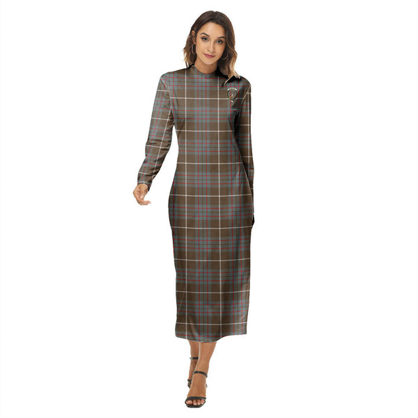 MacIntyre Hunting Weathered Tartan Crest Women's Hip Dress