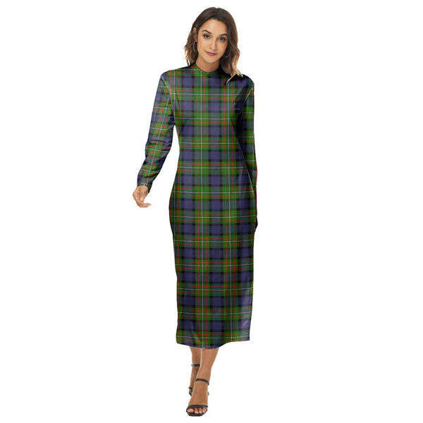 Fergusson Modern Tartan Plaid Women's Hip Dress