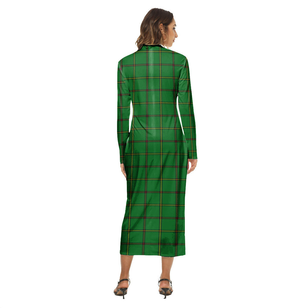 Don Tribe of Mar Tartan Crest Women's Hip Dress