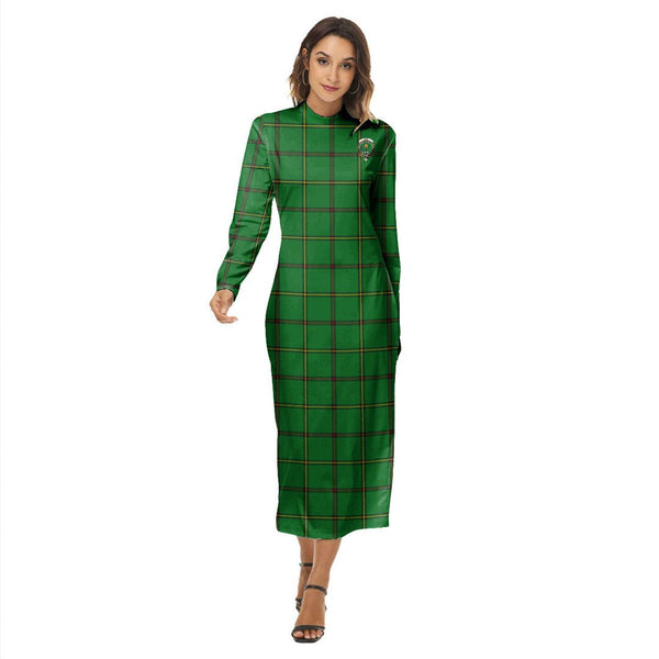 Don Tribe of Mar Tartan Crest Women's Hip Dress