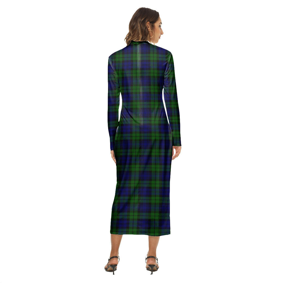 Campbell Modern Tartan Crest Women's Hip Dress