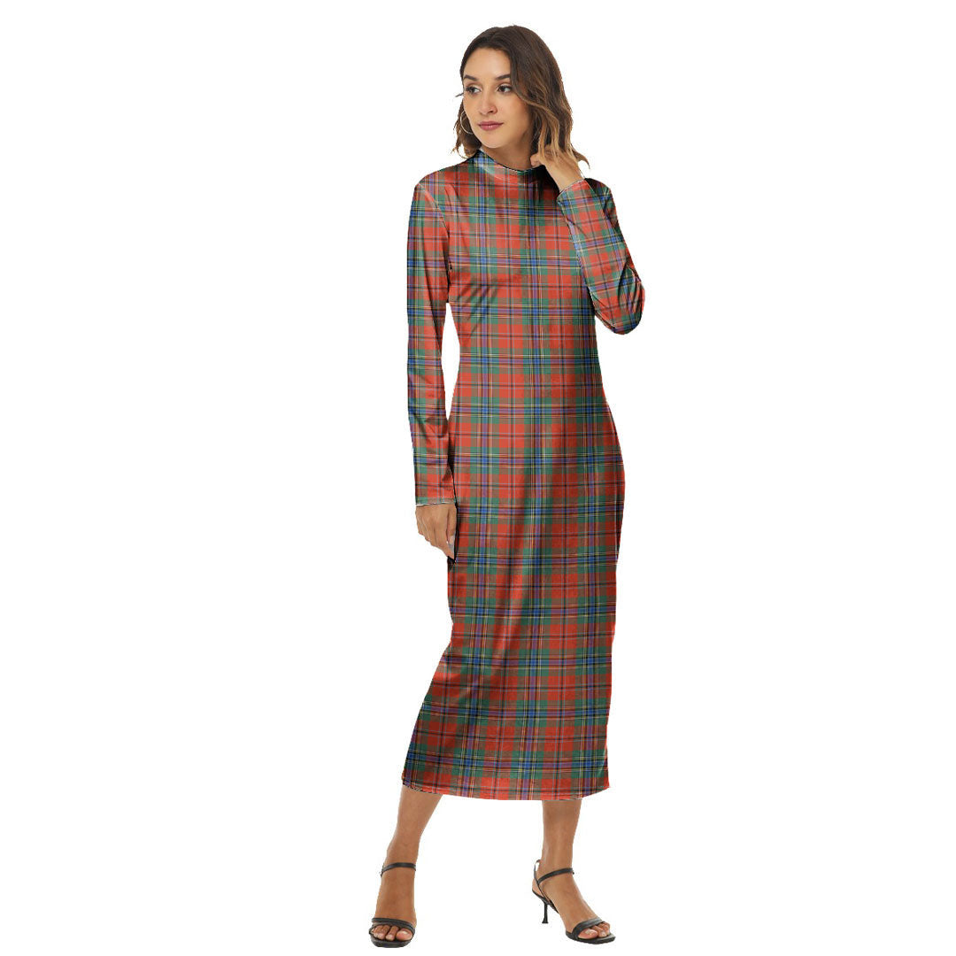 MacLean of Duart Ancient Tartan Plaid Women's Hip Dress