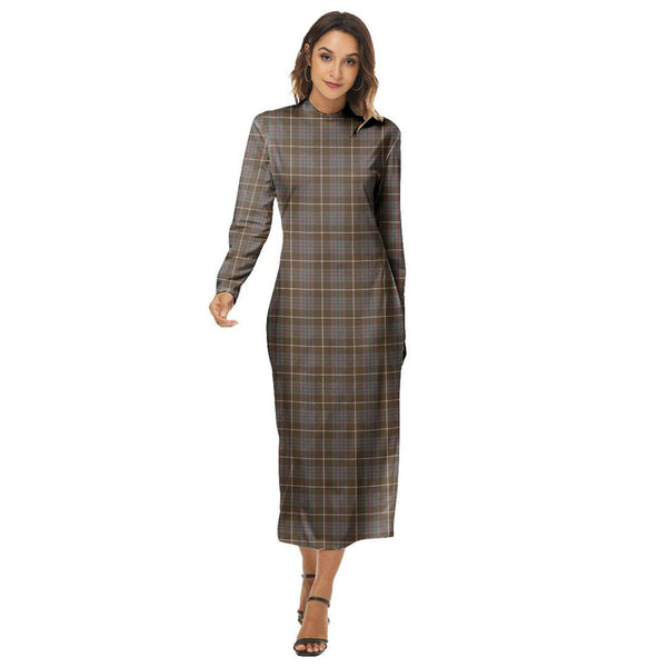 MacIntyre Hunting Weathered Tartan Plaid Women's Hip Dress