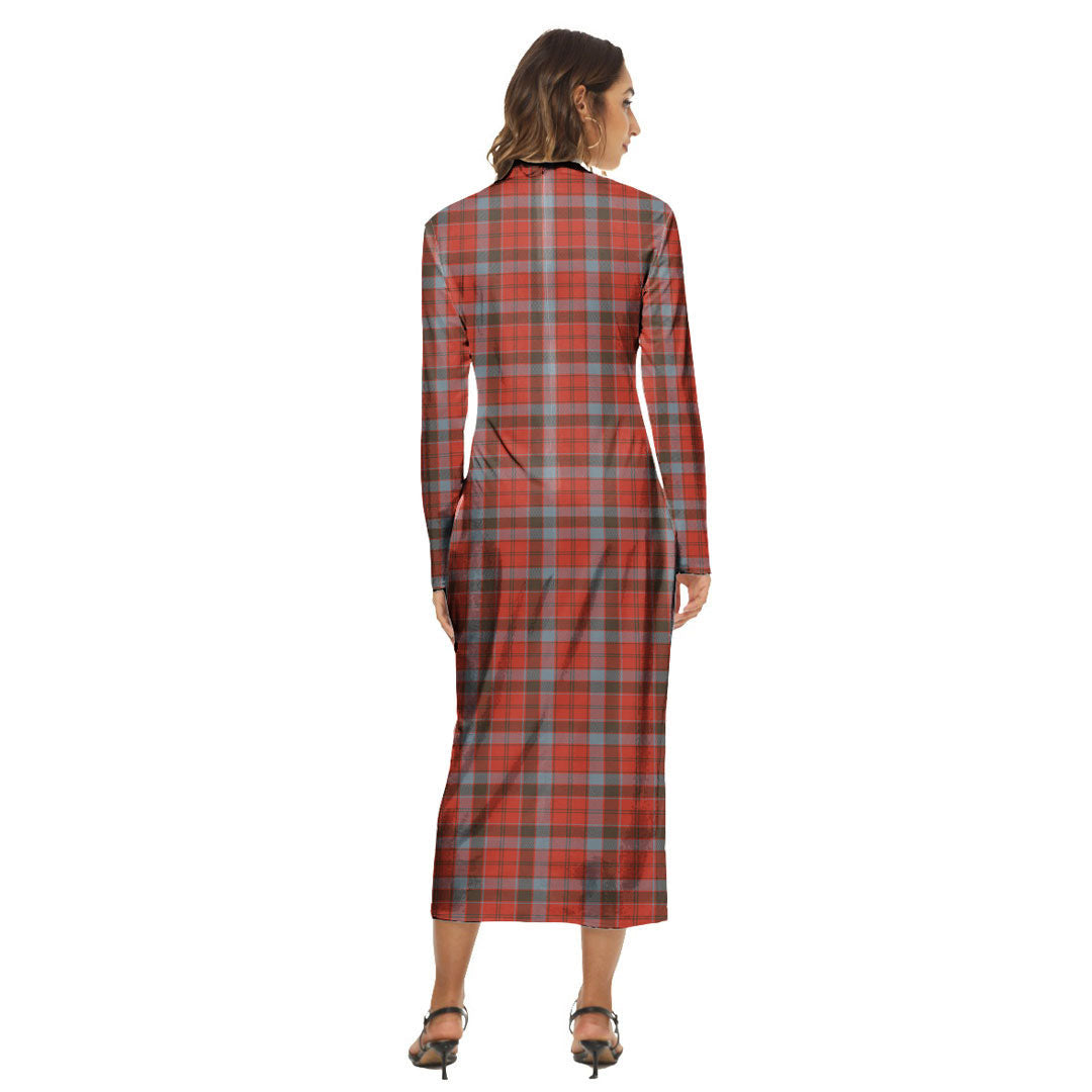 Robertson Weathered Tartan Plaid Women's Hip Dress