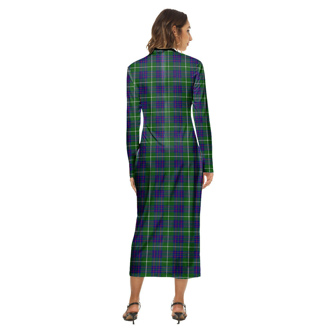 MacIntyre Hunting Modern Tartan Plaid Women's Hip Dress