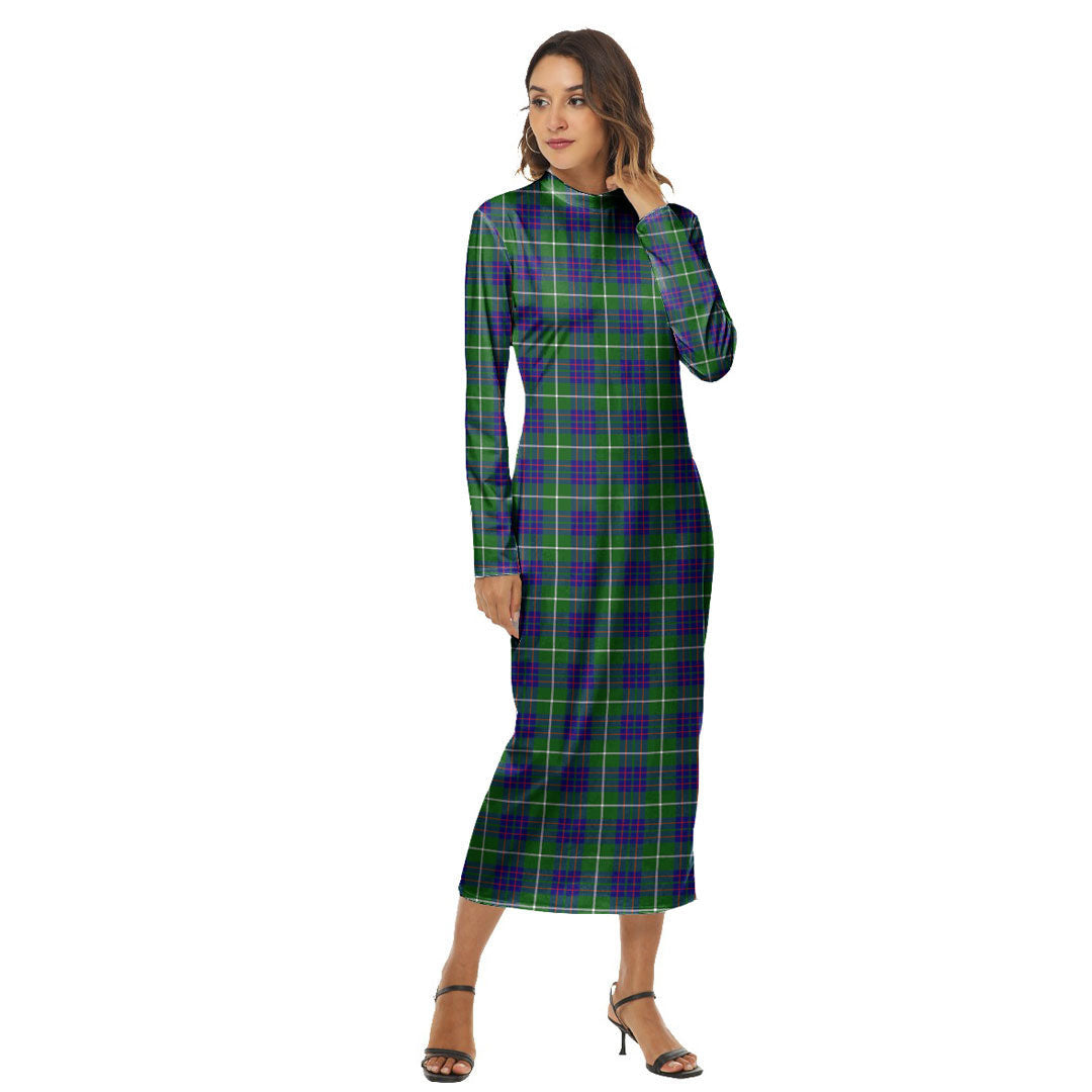 MacIntyre Hunting Modern Tartan Plaid Women's Hip Dress