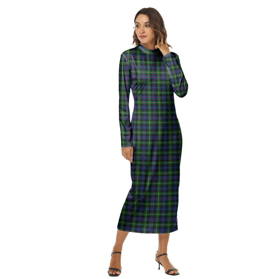 MacKenzie Modern Tartan Plaid Women's Hip Dress