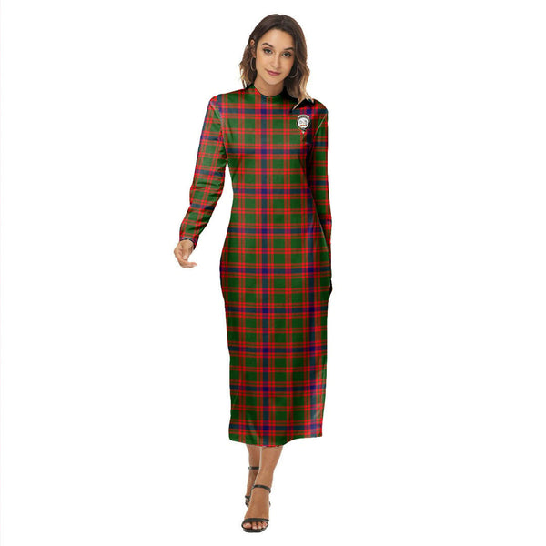 Skene Modern Tartan Crest Women's Hip Dress